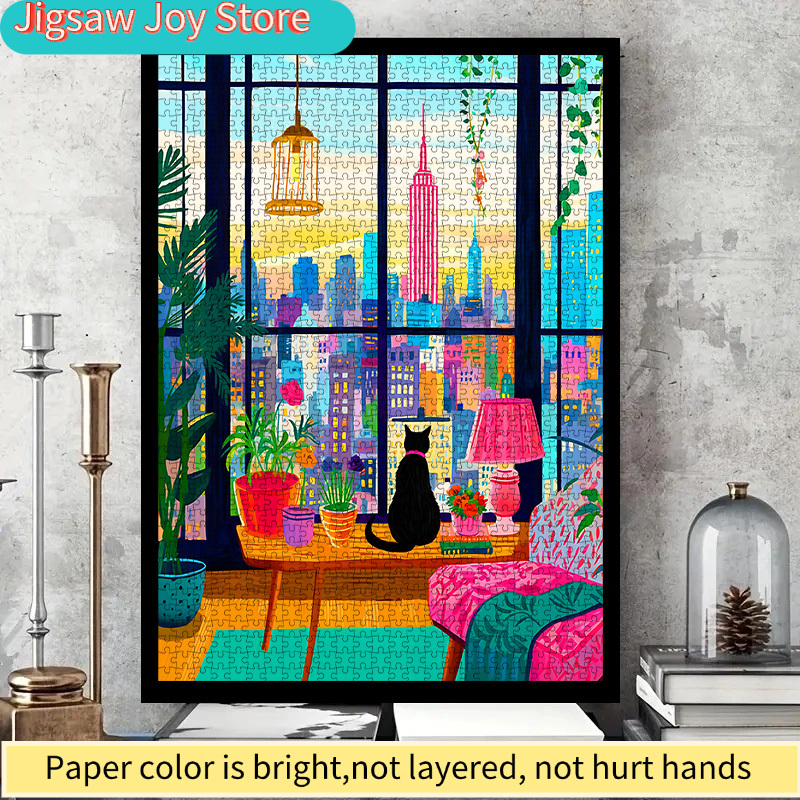 DIY Paper Puzzle, New York Cit - Plant Parental 评论和价格
