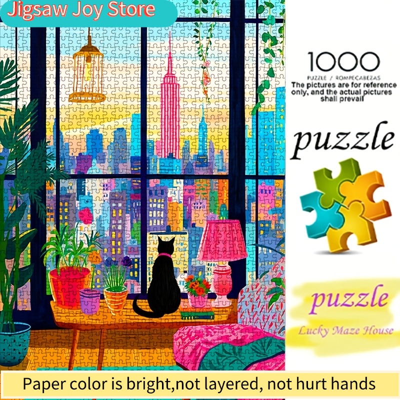 DIY Paper Puzzle, New York Cit - Plant Parental 评论和价格