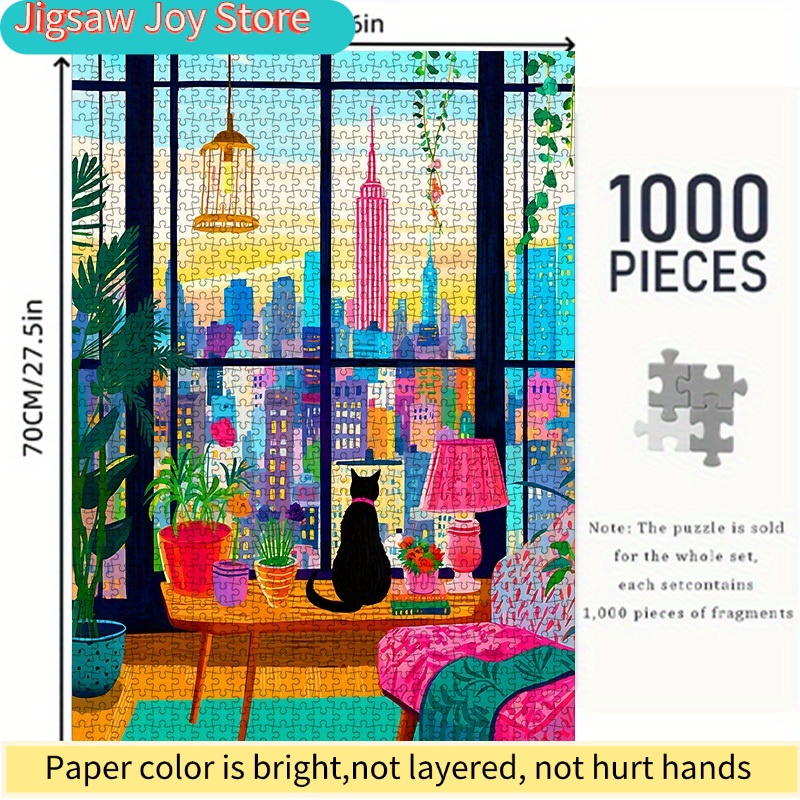 DIY Paper Puzzle, New York Cit - Plant Parental 评论和价格