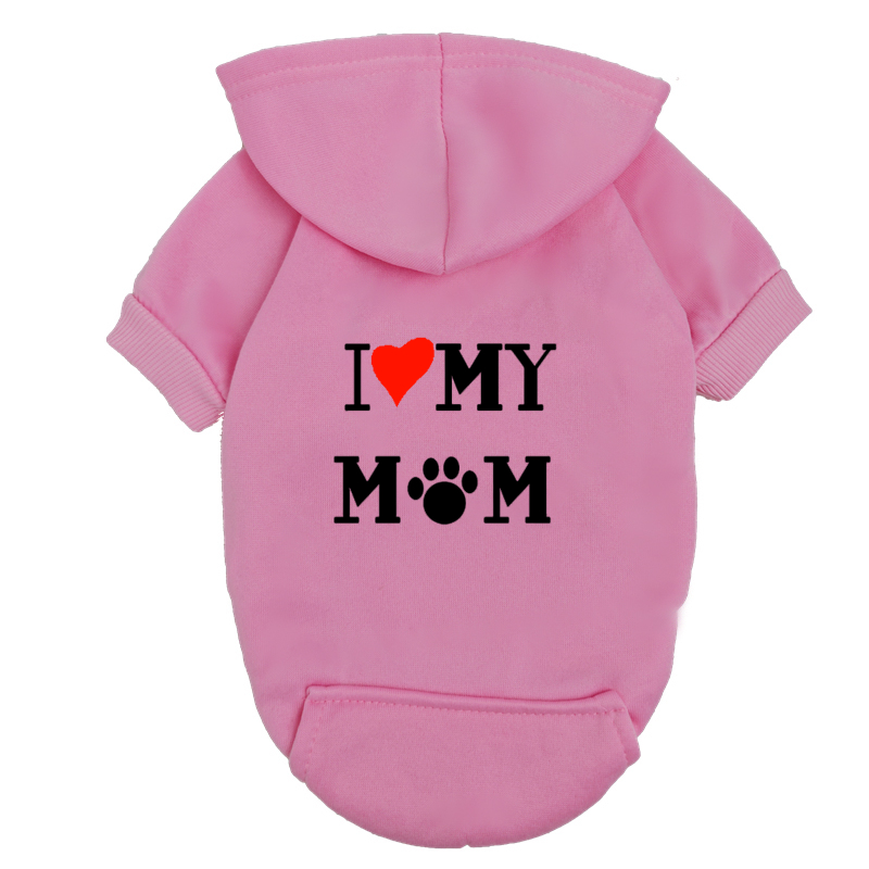 I Love My Mom Dog Hoodie - Cut - Plant Parent Hoodie 评论和价格