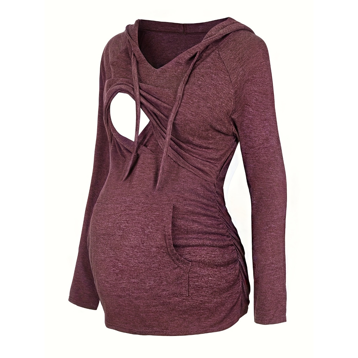 Women Maternity Hoodie Nursing - Plant Parent Hoodie 评论和价格