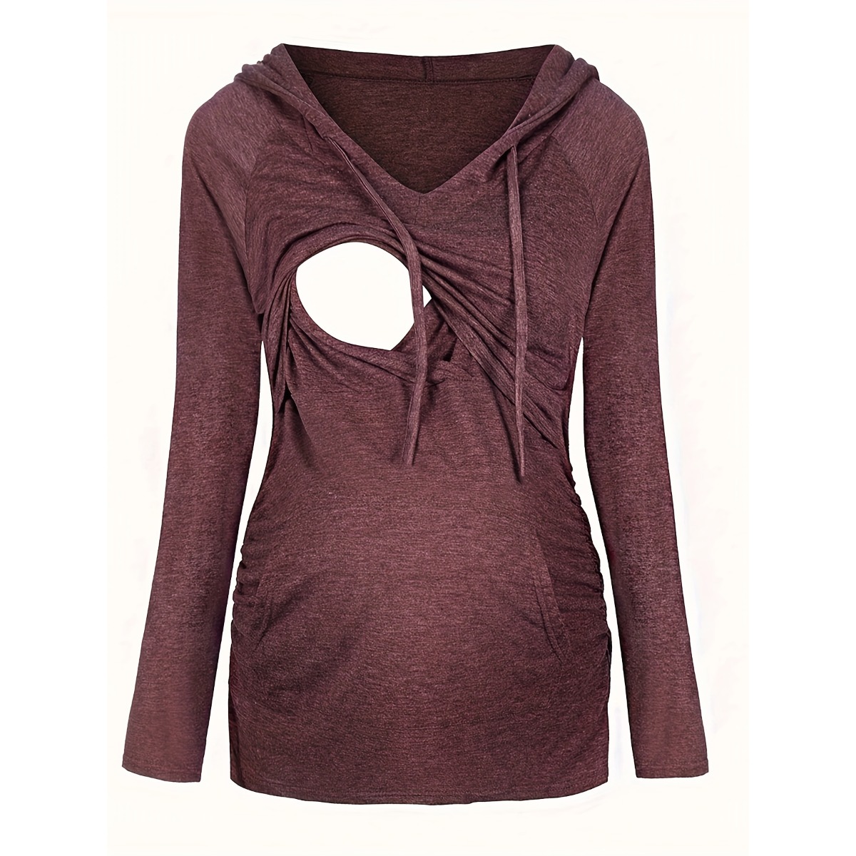 Women Maternity Hoodie Nursing - Plant Parent Hoodie 评论和价格