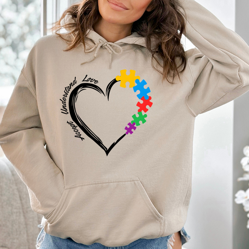 Autism Heart Accept Understand - Plant Parent Hoodie 评论和价格