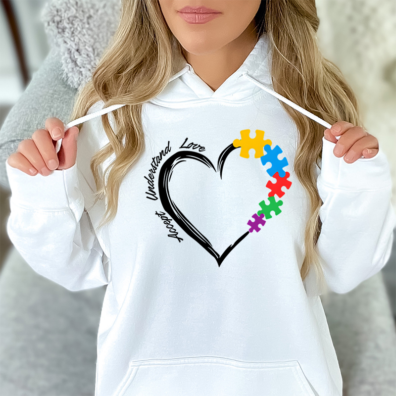 Autism Heart Accept Understand - Plant Parent Hoodie 评论和价格