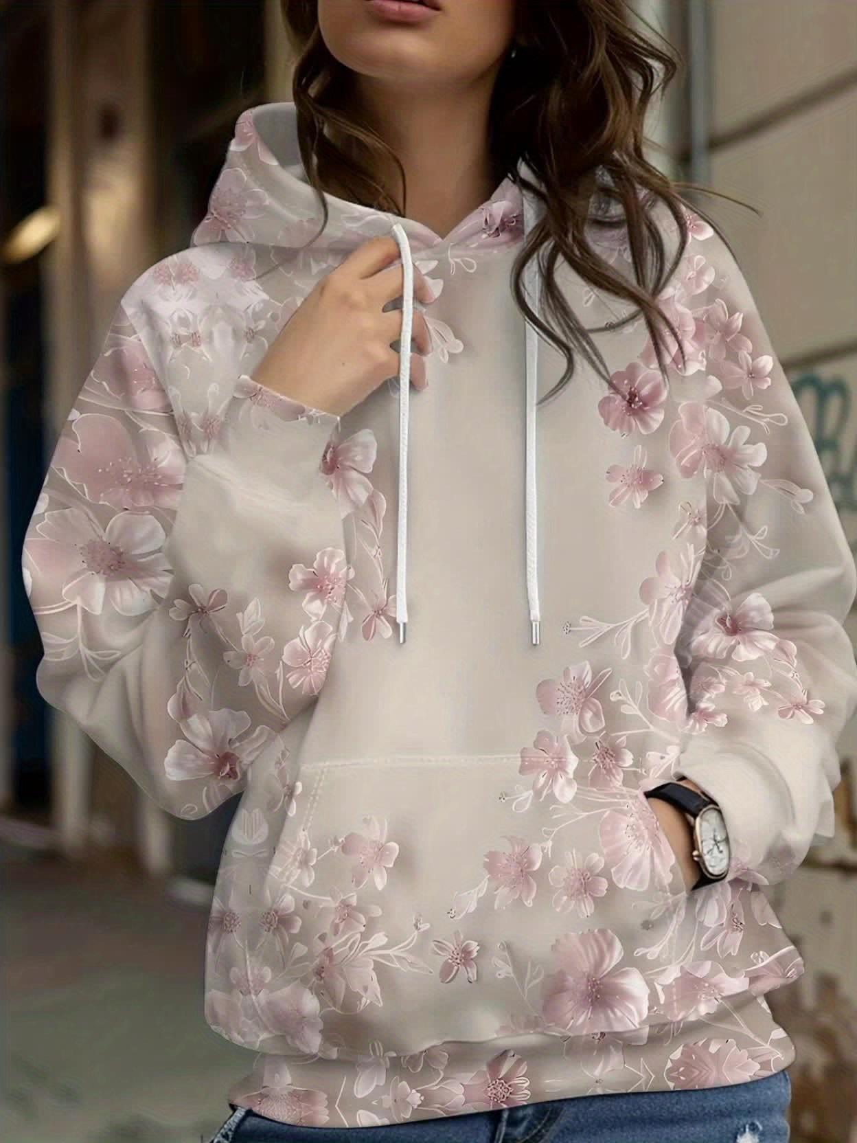 Casual French Flower Hoodie To - Plant Parent Hoodie 评论和价格